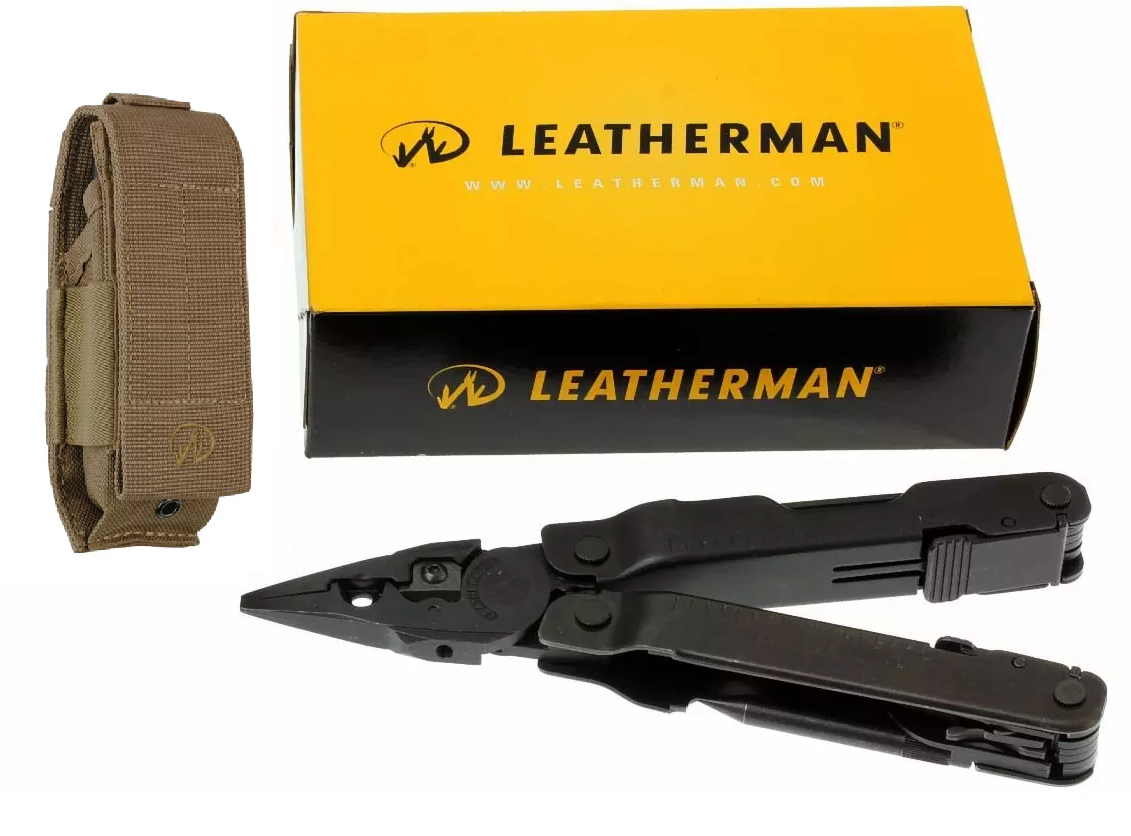 Мультиинструмент Leatherman Super Tool 300 EOD в коробке с коричневым чехлом Molle